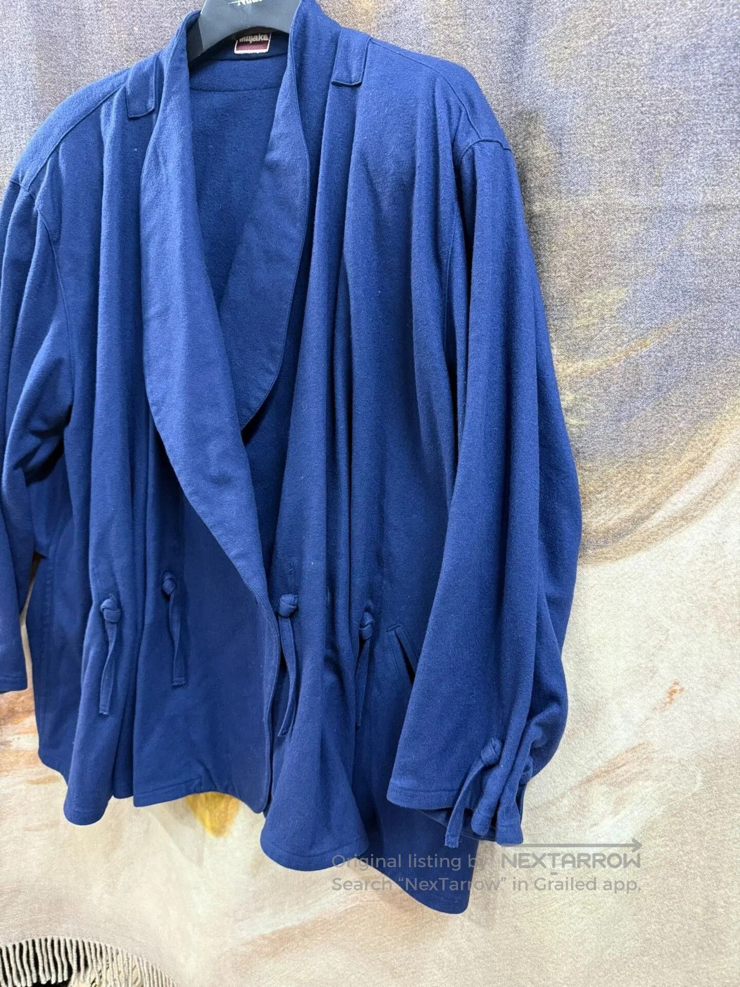 Issey Miyake issey miyake pleated drawstring wool coat. Size US XL / EU 56 / 4 - 2 Thumbnail