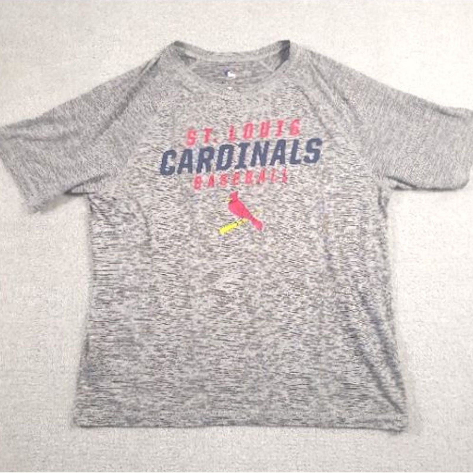 MLB VINTAGE St. Louis Cardinals MLB Genuine Merchandise T-Shirt Mens Large Gray Spellout Tee Size US L / EU 52-54 / 3 - 2 Thumbnail