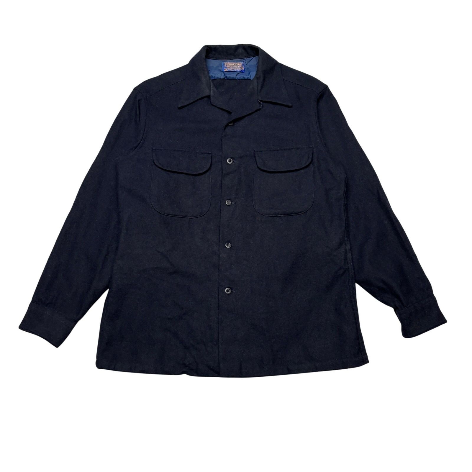 Pendleton × Vintage Vintage 70s Pendleton Board Shirt Men's Medium Wool Loop Size US M / EU 48-50 / 2 - 1 Thumbnail