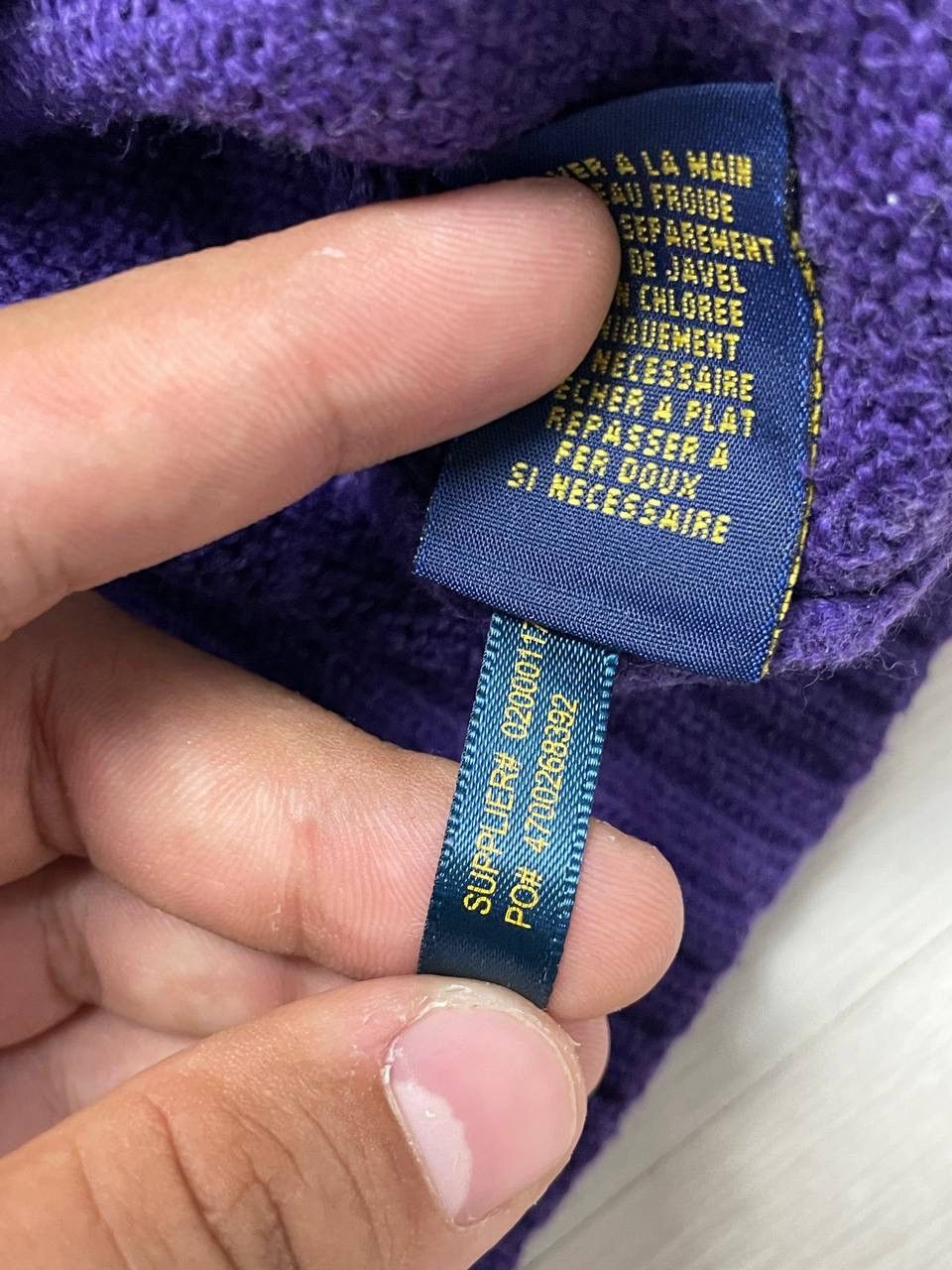 Polo Ralph Lauren × Vintage Polo Ralph Lauren Sweater Knit Small Logo Pony Y2k Size US L / EU 52-54 / 3 - 9 Thumbnail