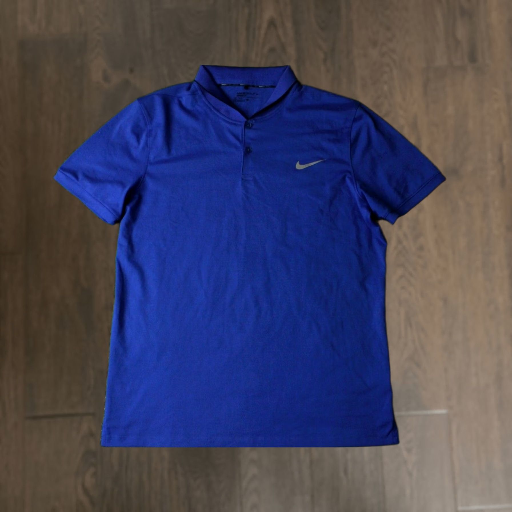 Nike Nike Golf Modern Fit Polo Shirt Mens L Blue Polo Shirt Diamond Sportswear 2016 Nike Golf Size US L / EU 52-54 / 3 - 1 Thumbnail