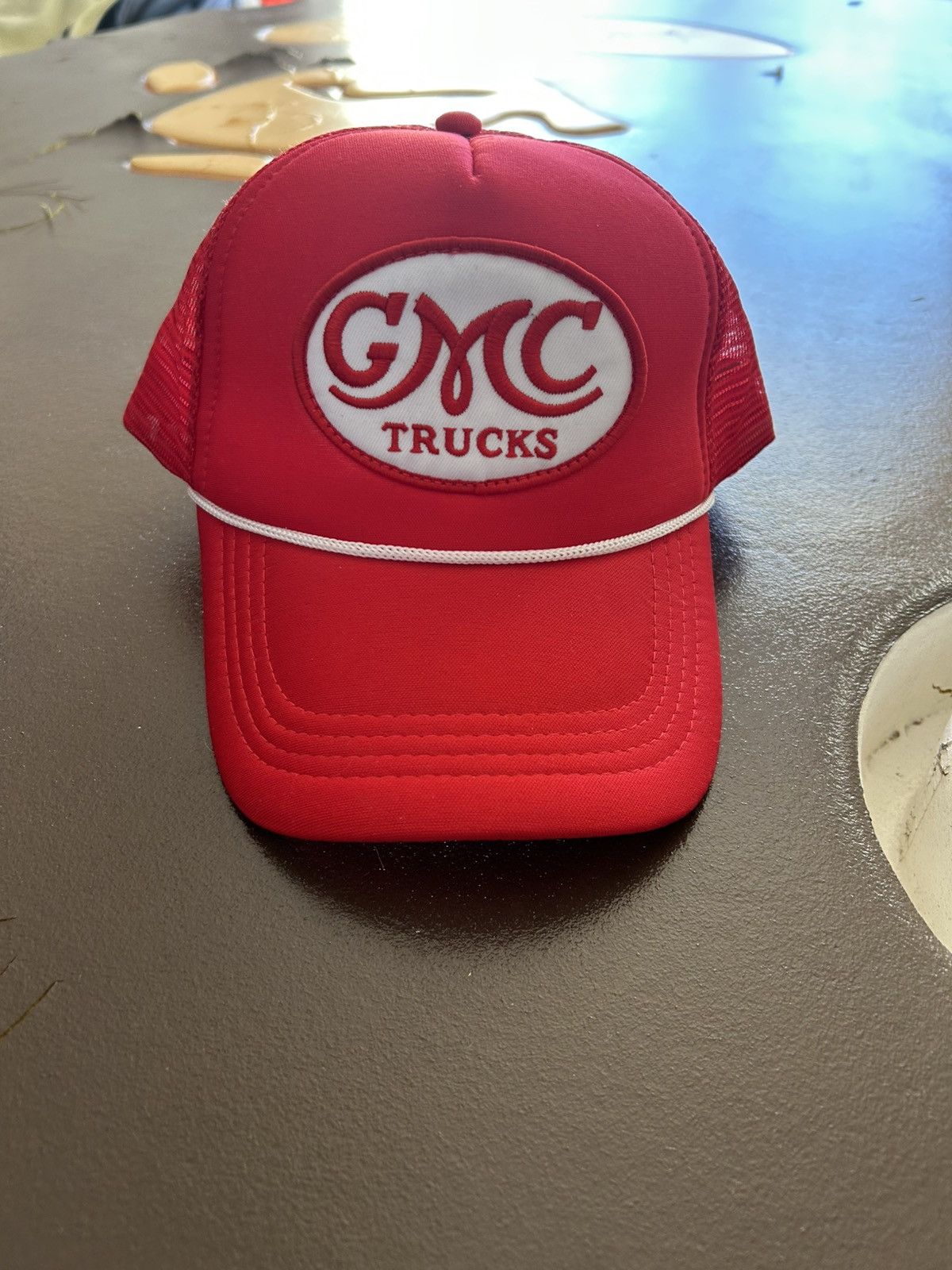 Vintage Vintage GMC Trucks Trucker Hat Red New condition Size ONE SIZE - 1 Thumbnail