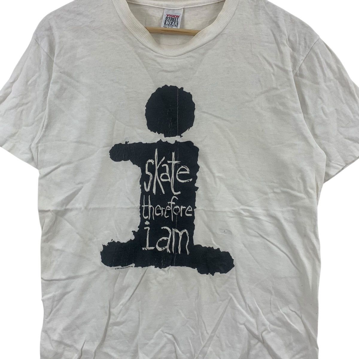 Vision Streetwear Vintage 1988 VISION SKATEBOARD I Skate I Am Tee Shirt Street Size US M / EU 48-50 / 2 - 5 Thumbnail