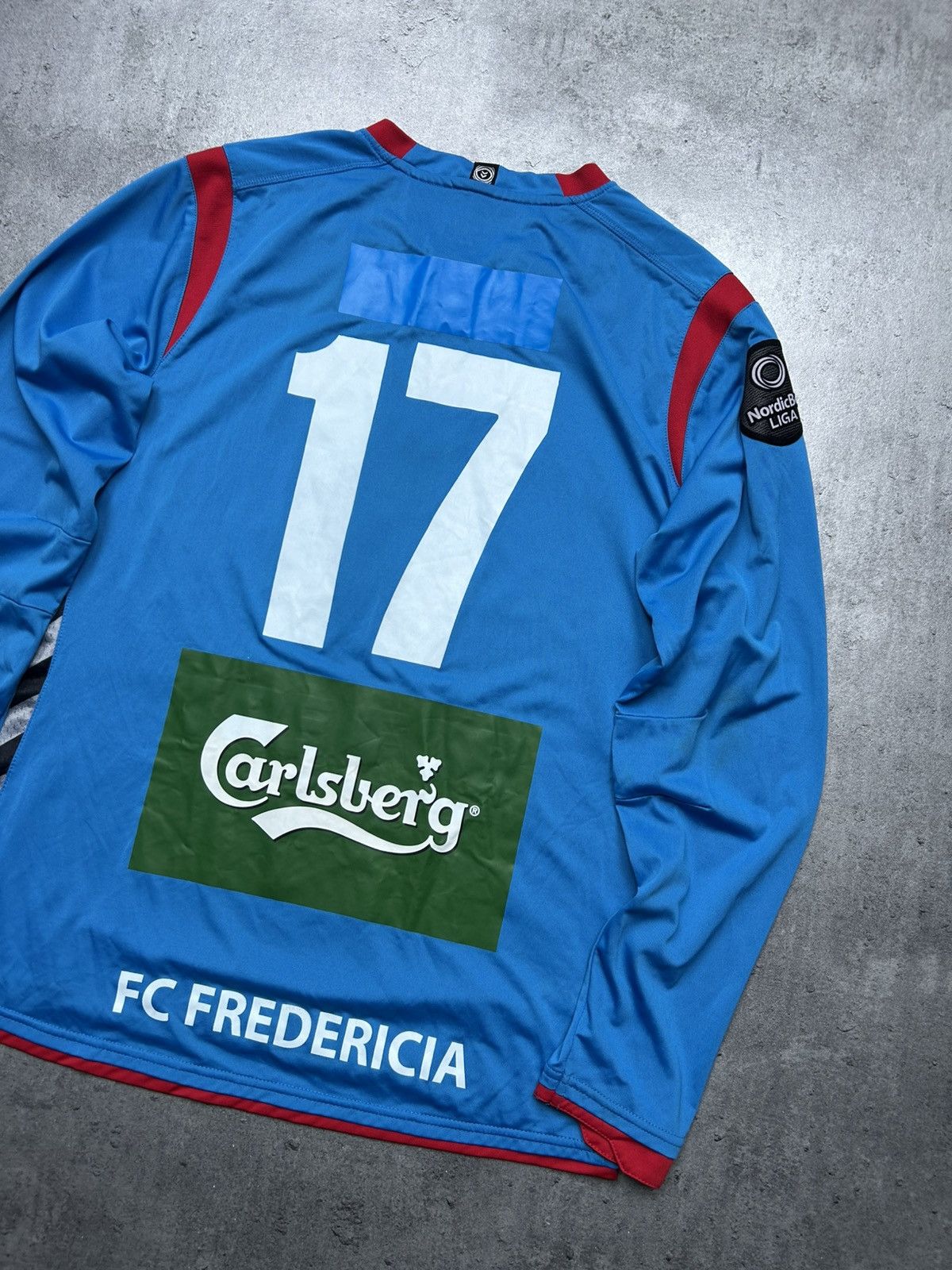 Hummel Match Worn FC Fredericia GK Jersey #17 Andreas Greve Hummel Size US XL / EU 56 / 4 - 3 Thumbnail