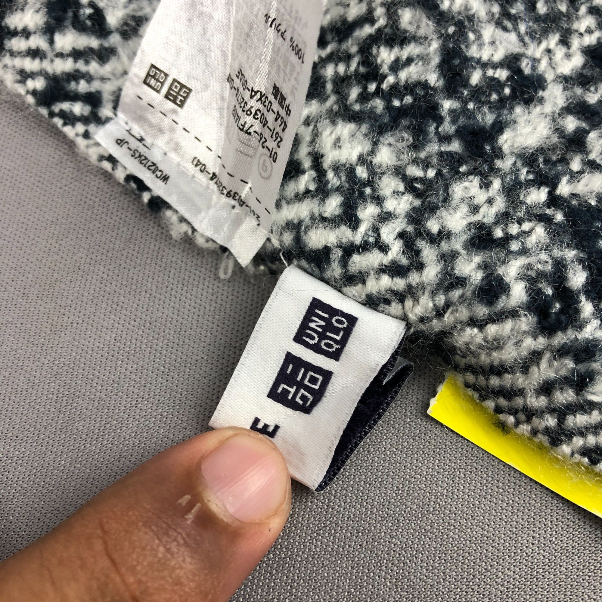 Japanese Brand Vintage Uniqlo X Ines De La Fressange Scarf Wool Scarves Size ONE SIZE - 6 Thumbnail