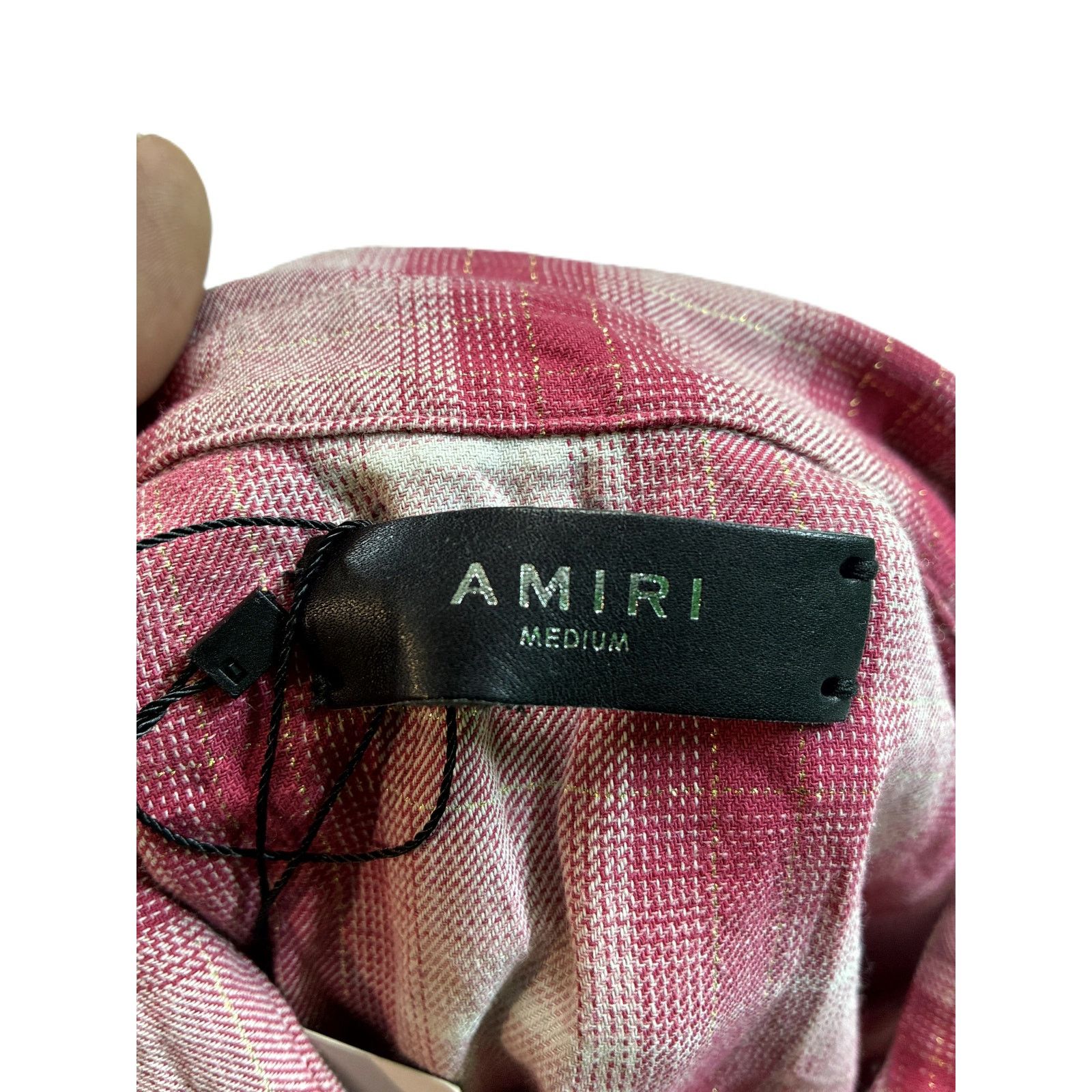 Amiri Amiri Button Up Pink Peach Shirt Size US M / EU 48-50 / 2 - 3 Thumbnail