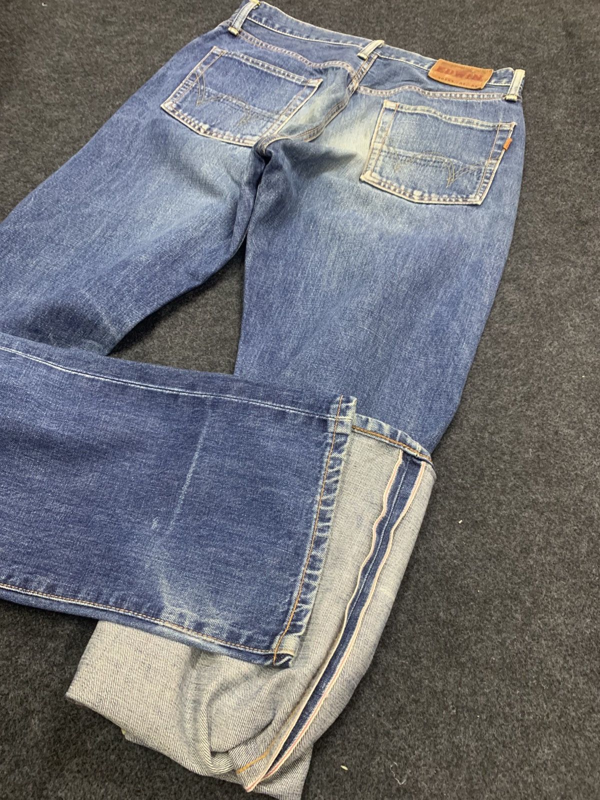 Edwin Edwin 505XX Selvedge Jeans Vintage Japanese Denim Straight. Size US 30 / EU 46 - 7 Thumbnail