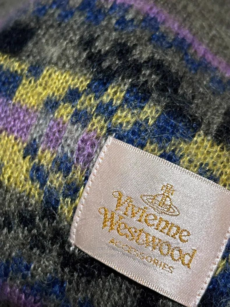 Vivienne Westwood Vivienne Westwood Vintage Scarf with Fair Isle Style Size ONE SIZE - 5 Thumbnail