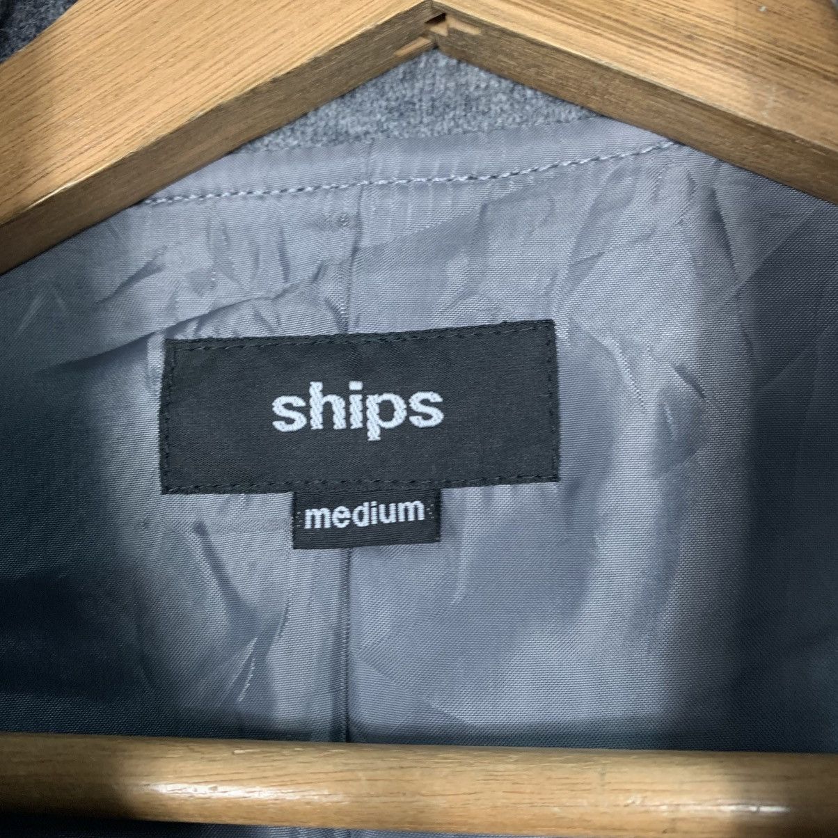 Japanese Brand Ships Double Breasted Wool Trenchcoat Size M / US 6-8 / IT 42-44 - 15 Thumbnail