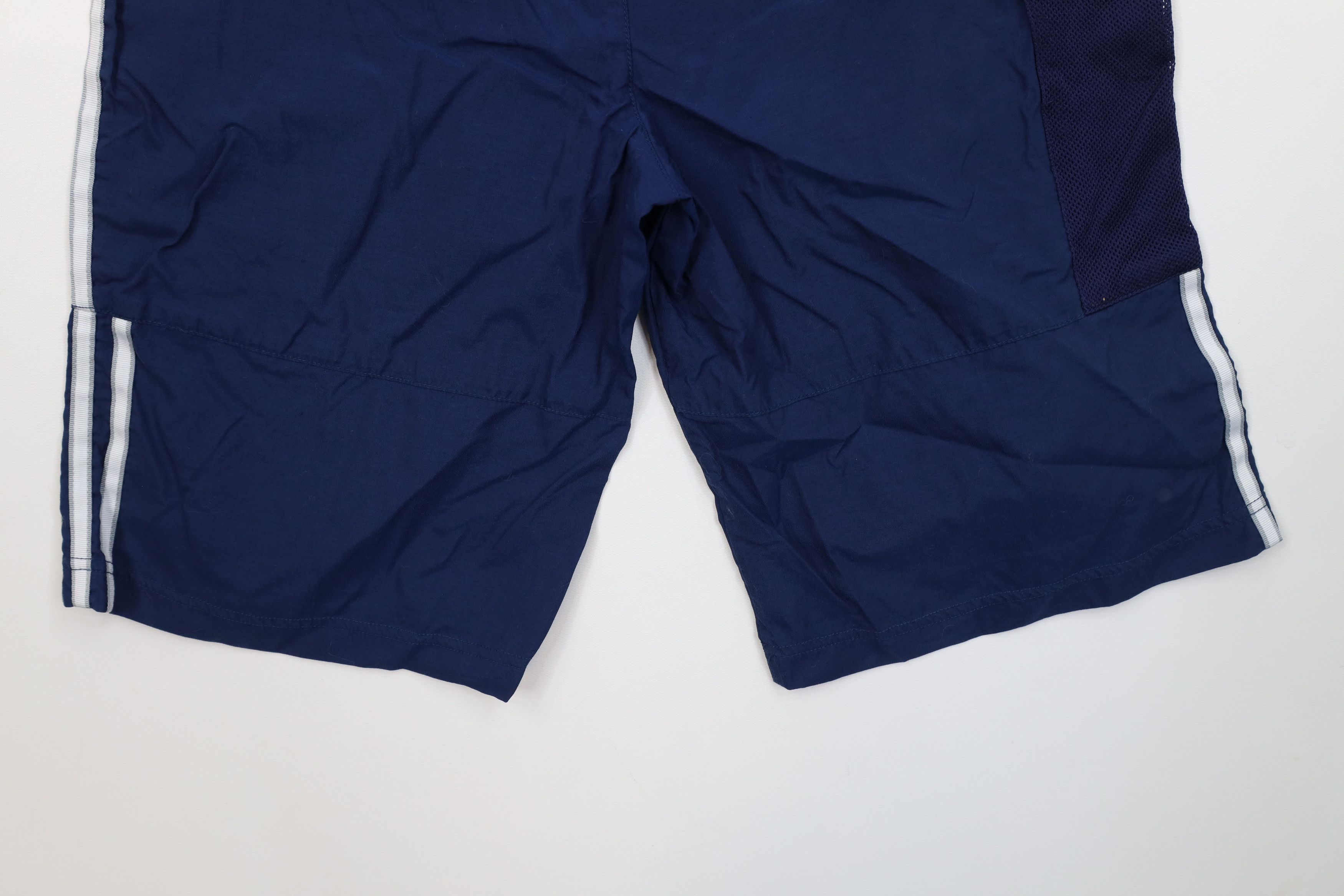 Adidas Vintage 90s Adidas Spell Out Striped Shorts Baggies Nylon Size US 32 / EU 48 - 12 Thumbnail