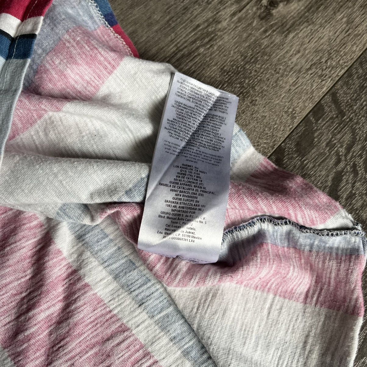 Guess × Vintage Vintage Guess Originals Los Angeles Embroidered Striped Tee Size US M / EU 48-50 / 2 - 7 Thumbnail