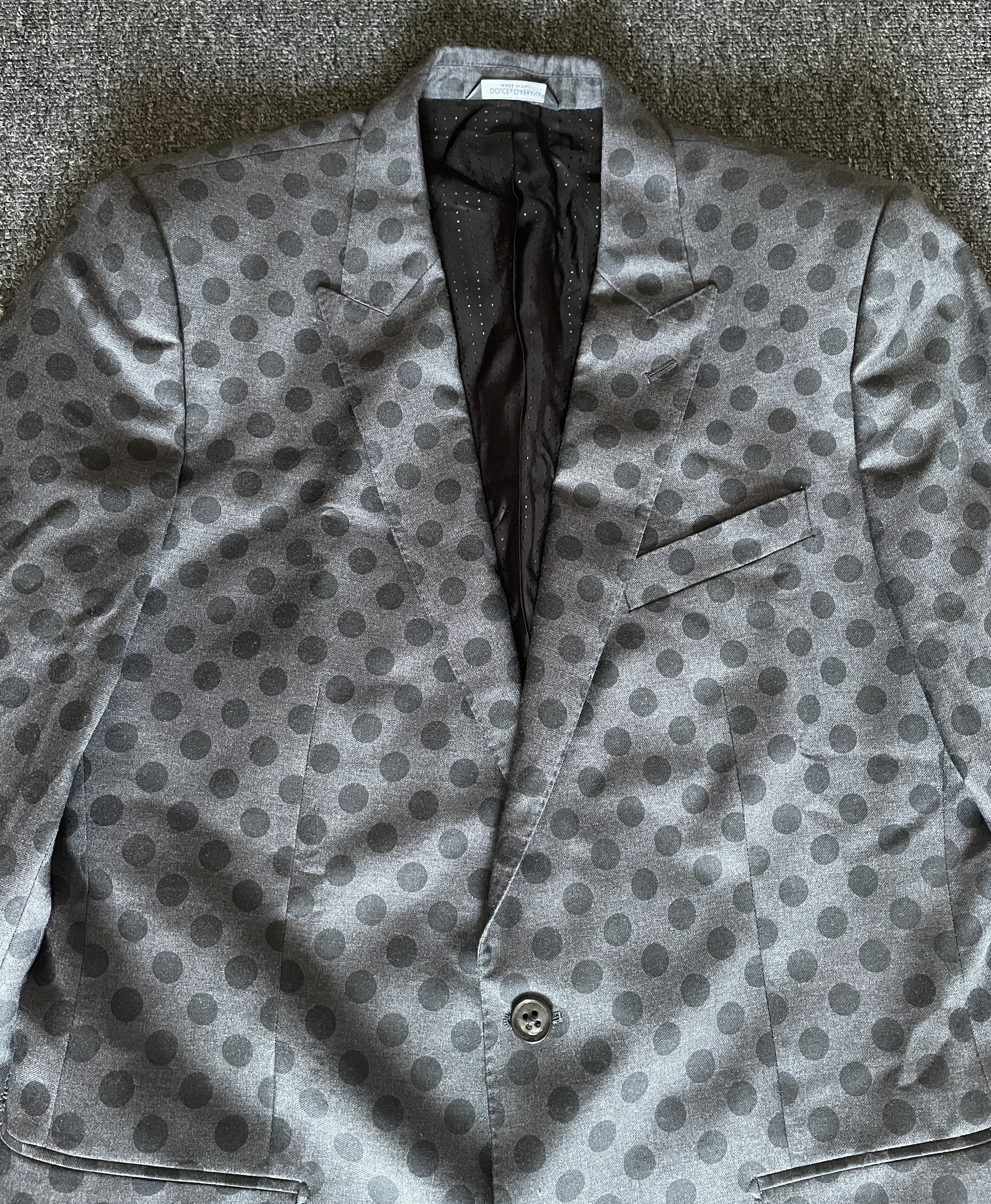 Dolce & Gabbana Dolce & GabbanaGray D&G Wool Speckled Blazers Jacket Size 50 Size 50R - 2 Thumbnail