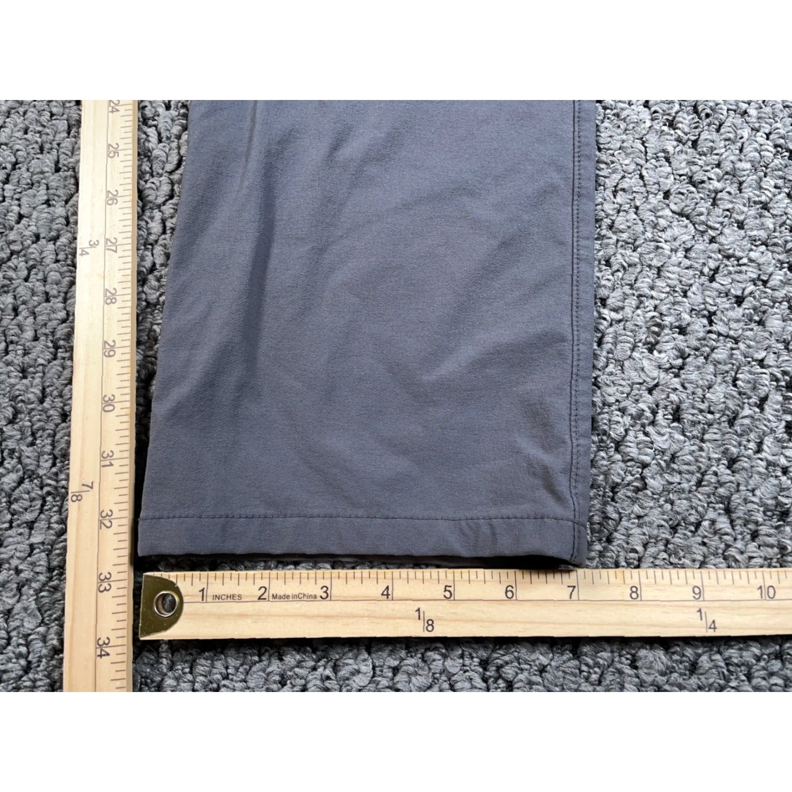 Vintage VINTAGE QOR Men's Chino Pants Casual Lightweight Nylon Spandex Hiking 34 x 33 Gray Size US 34 / EU 50 - 7 Thumbnail