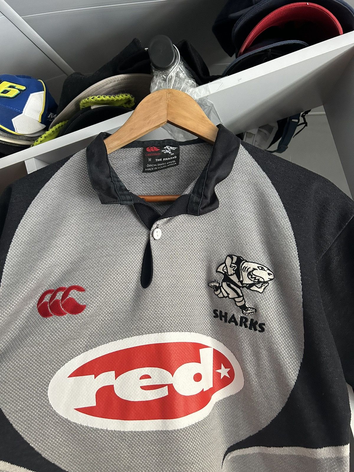 Canterbury of New Zealand Sharks South Africa Canterbury of New Zealand Rugby Jersey Size US M / EU 48-50 / 2 - 3 Thumbnail