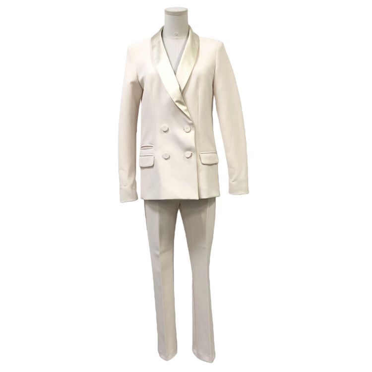 Pinko Pinko Beige Suit Blazer Set 42 Size M / US 6-8 / IT 42-44 - 1 Thumbnail
