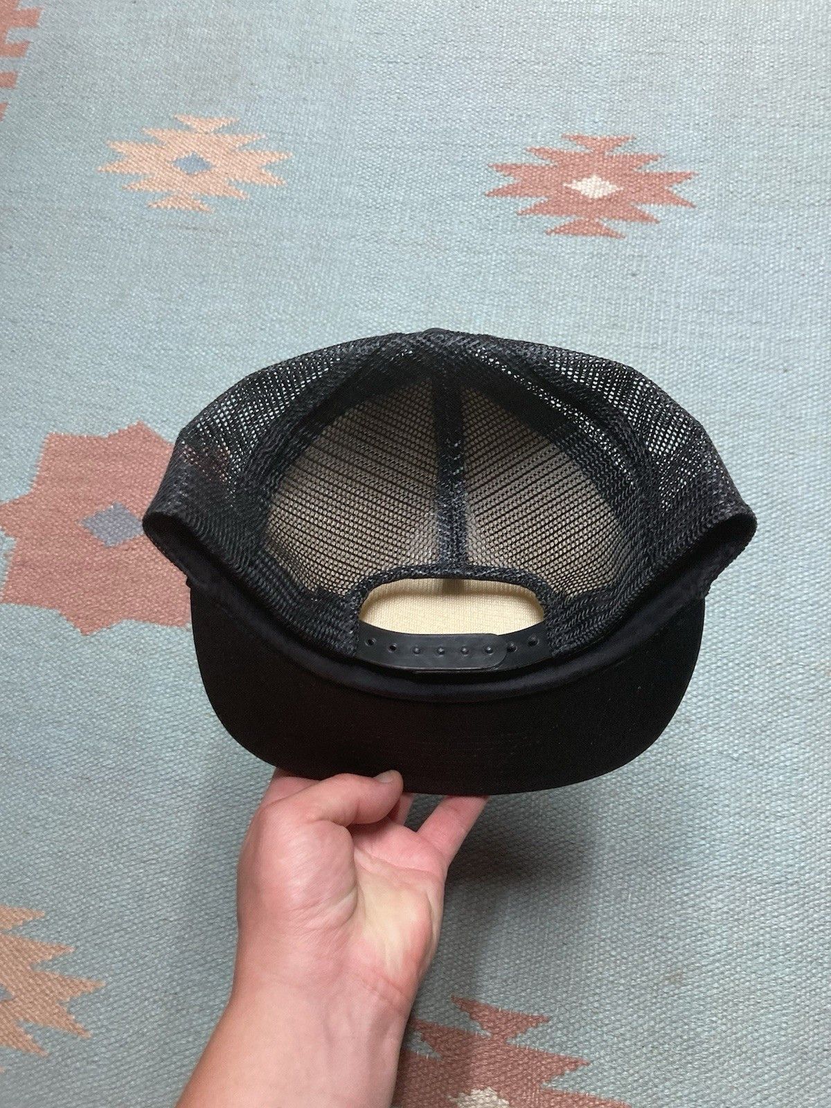 Vintage Vtg trucker hat life is like donut funny joke novelty dough Size ONE SIZE - 4 Thumbnail