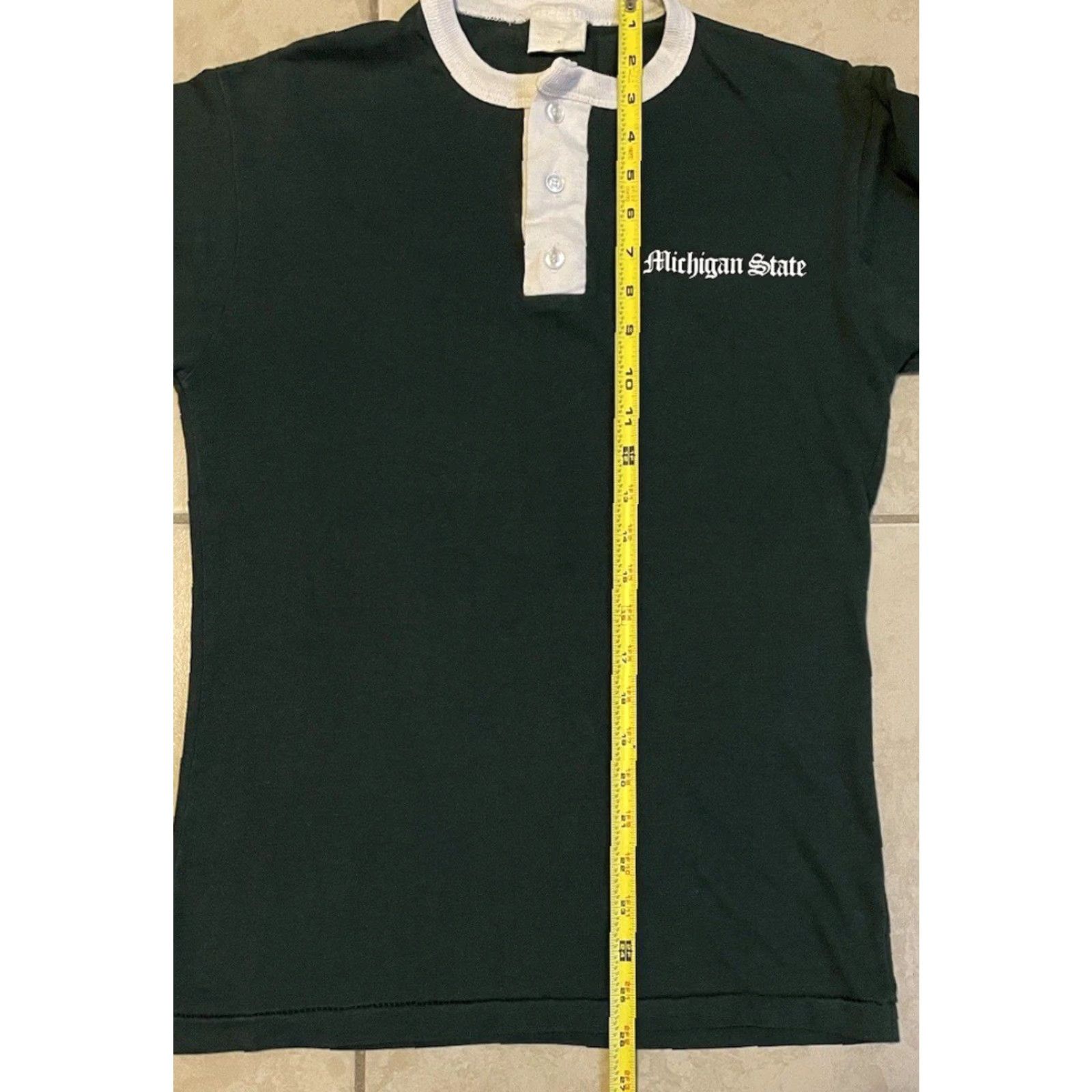 Vintage Vtg 70s Michigan State University Faded Shirt S USA College Track PE Grunge 80s Size US S / EU 44-46 / 1 - 7 Thumbnail