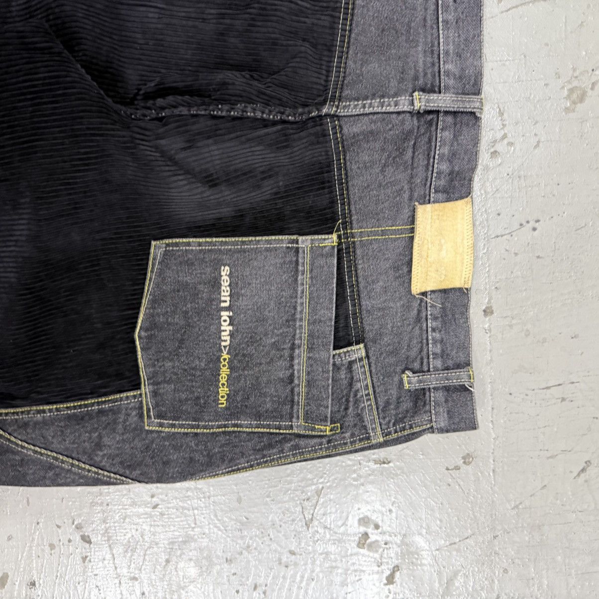 Sean John Vintage Y2K Sean John Black Carpenter Baggy Denim Jnco Size US 40 / EU 56 - 10 Thumbnail
