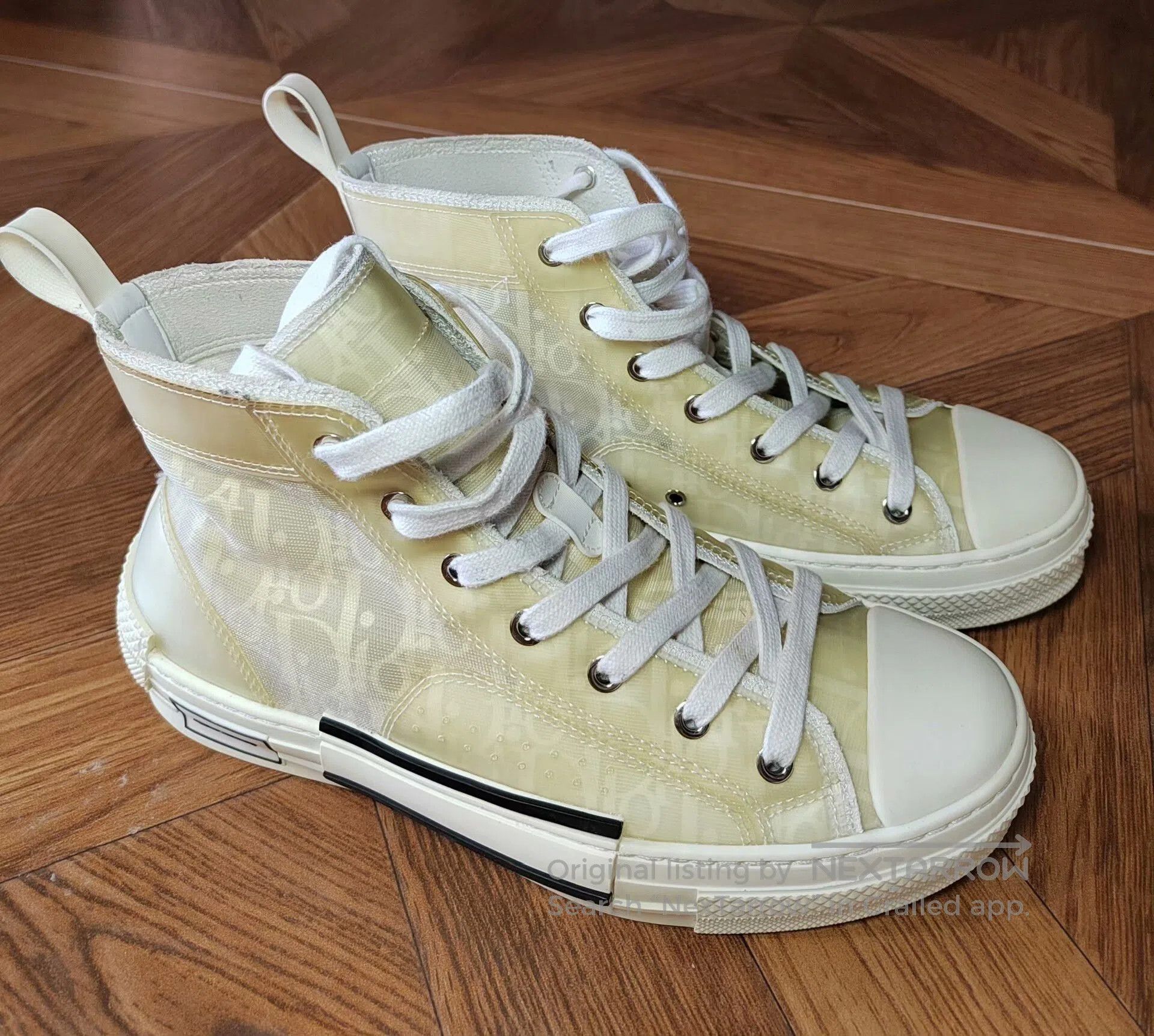 Dior Dior B23 High-Top Sneakers Beige. Size US 8 / EU 41 - 1 Thumbnail