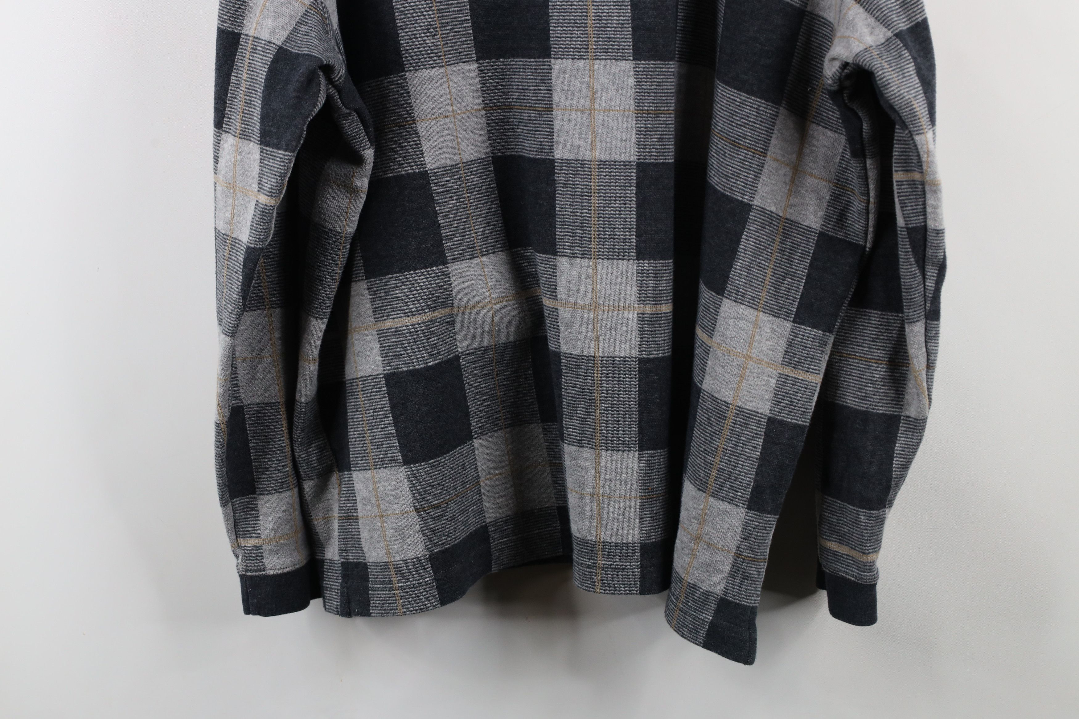 Vintage Vintage 90s Streetwear Knit Long Sleeve Rugby Polo Shirt Size US XL / EU 56 / 4 - 8 Thumbnail
