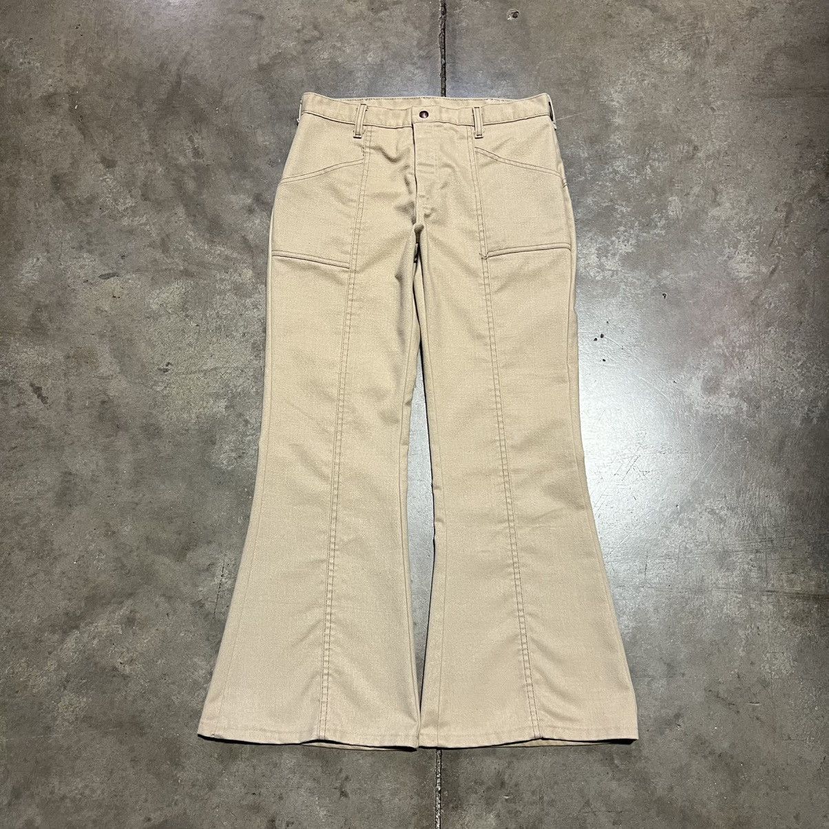 JCPenney Vintage 70s JC Penney Super Denim Flare Bell Bottom Pants Size US 32 / EU 48 - 1 Thumbnail