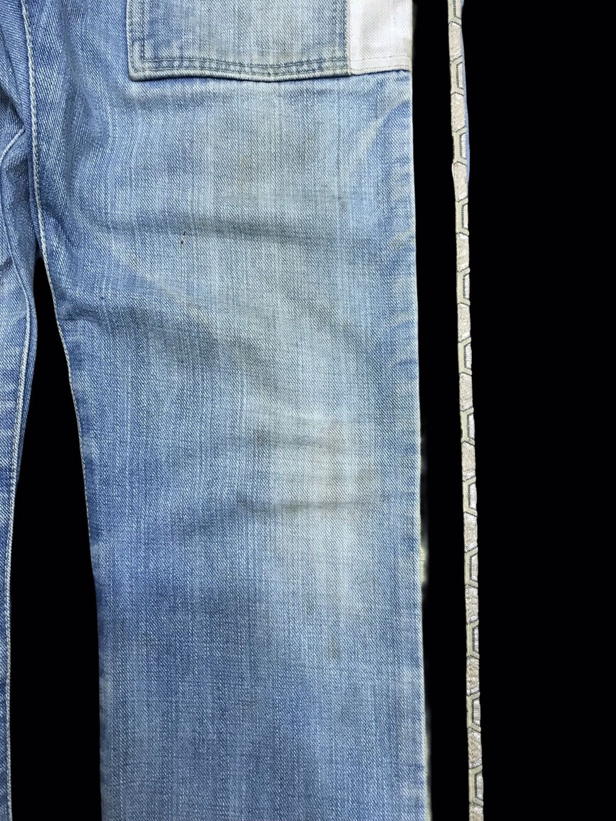 Designer 💥ARCHIVAL💥VERY RARE GEMSTONE TWO TONES BUSH DENIM F386 Size US 31 - 7 Thumbnail