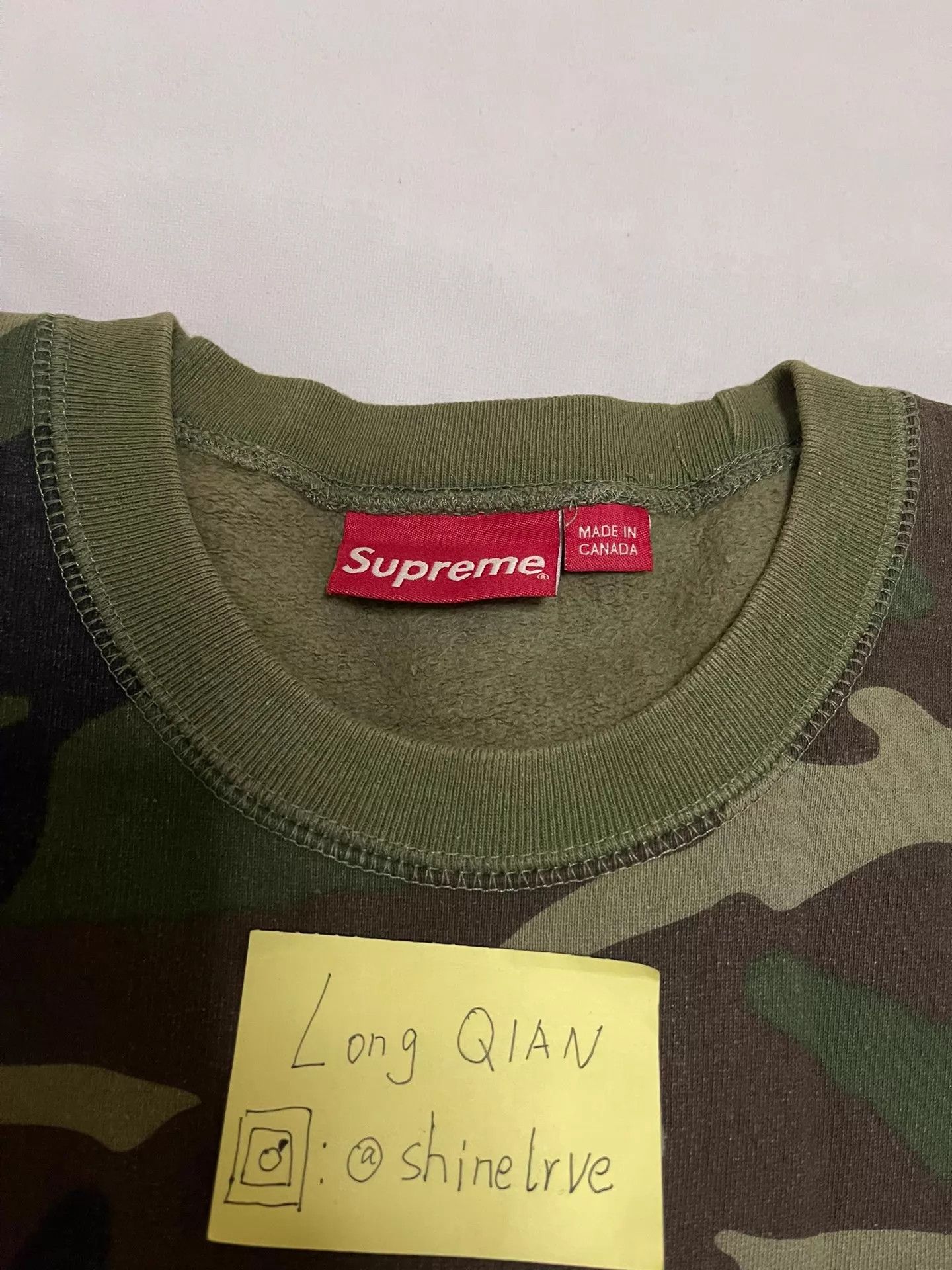 Supreme Supreme Woodland Camo Box Logo Crewneck L (Used, VG) Size US L / EU 52-54 / 3 - 8 Thumbnail