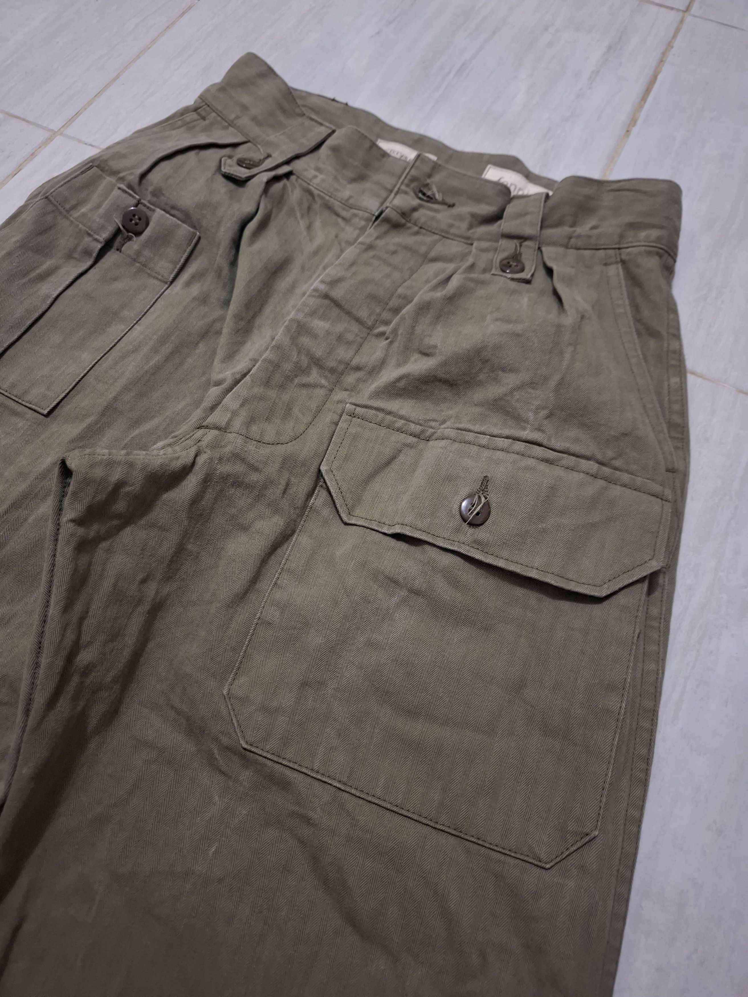 Buzz Rickson's × Vintage Buzz Rickson's mfg.co U.S.marine corps herringbone pants Size US 30 / EU 46 - 2 Thumbnail