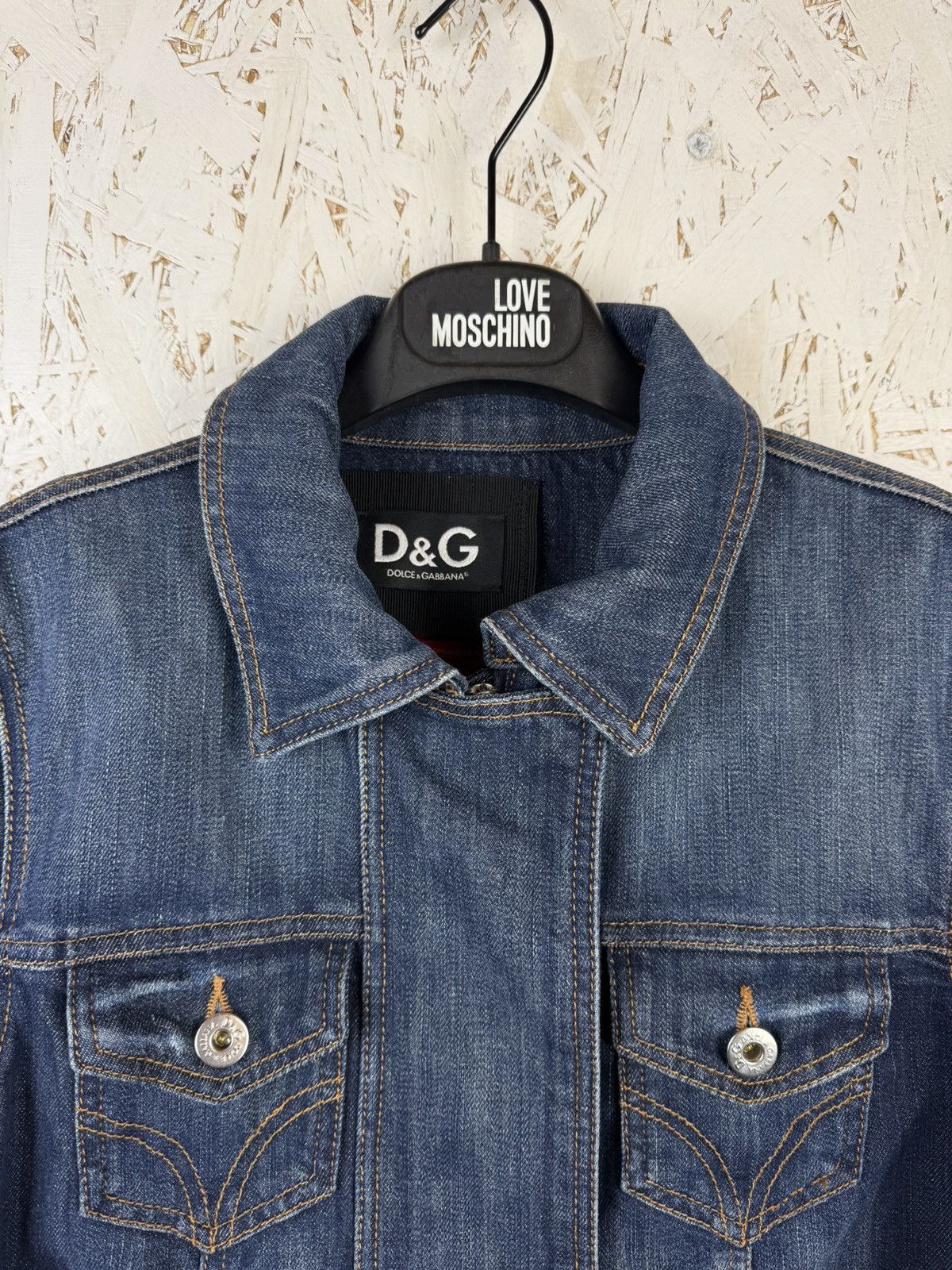 Dolce & Gabbana Dolce & Gabbana Zippered Denim Jacket In Blue Size 42 Size M / US 6-8 / IT 42-44 - 2 Thumbnail