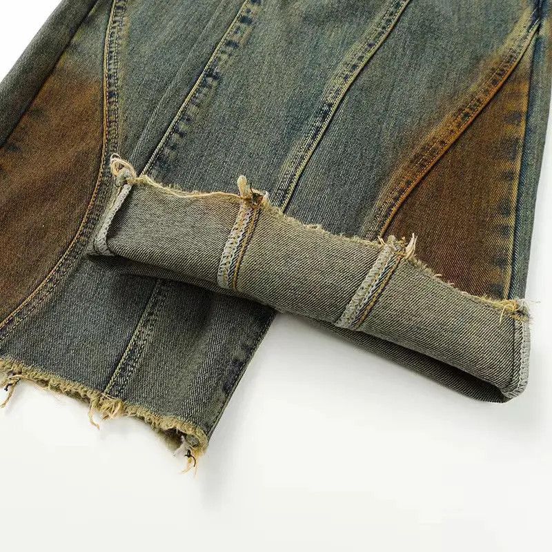 Japanese Brand × Jean Vintage Loose Casual Hip Hop Tie-Dye Jeans Size US 31 - 3 Thumbnail