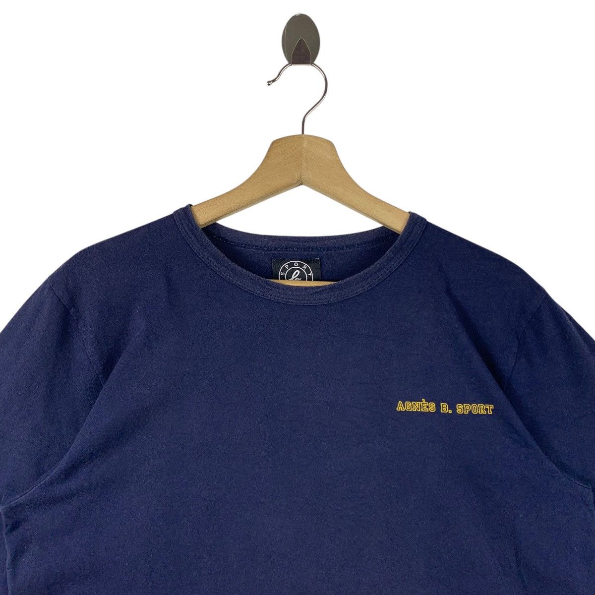 Designer × agnes b. Vintage AGNES B Paris small logo spellout logo tee Size US M / EU 48-50 / 2 - 2 Thumbnail