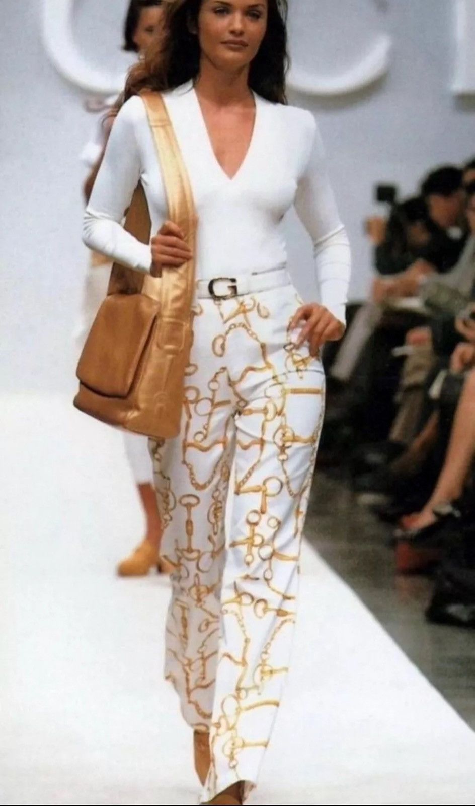 Gucci ✨Gucci✨Vintage 1990’s Horse Bit High Waisted Coral Jeans… Size 30" / US 8 / IT 44 - 13 Thumbnail
