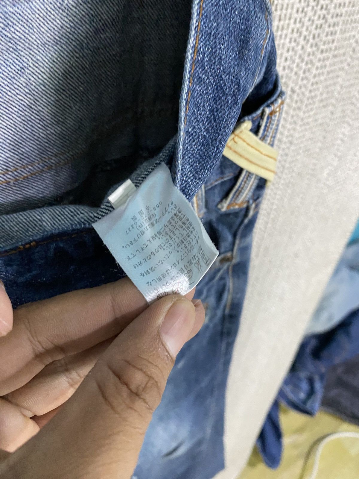 Japanese Brand Japanase brand nylaus jeans double waist flared denim pant Size US 32 / EU 48 - 10 Thumbnail