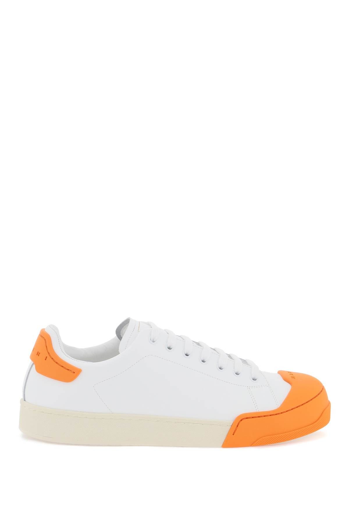 image of Marni Dada Bumper Sne Shoes in Lily White Orange, Men's (Size 11)
