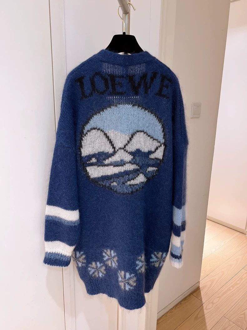 Loewe LOEWE Polar bear long knit cardigan Size XS / US 0-2 / IT 36-38 - 2 Thumbnail