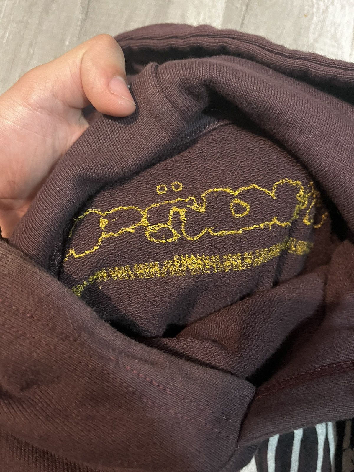 Sp5der × Young Thug Brown sp5der hoodie Size US S / EU 44-46 / 1 - 4 Thumbnail