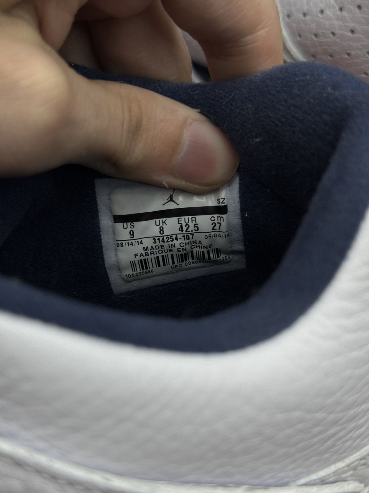 Nike Nike Jordan 4 Columbia (2015) Size 9 Pre Owned 🧼 Size US 9 / EU 42 - 16 Thumbnail
