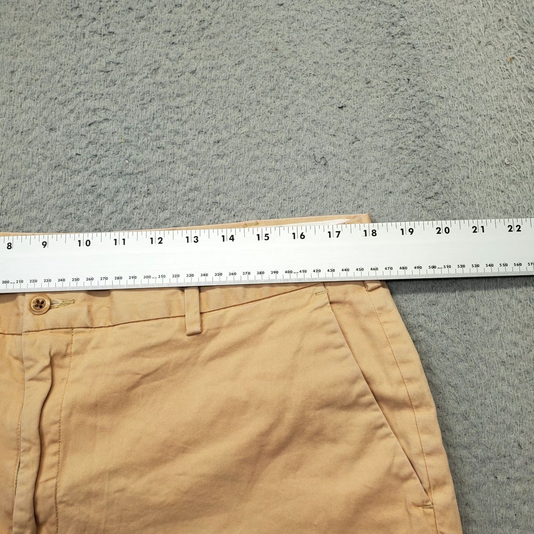 Polo Ralph Lauren Polo Ralph Lauren Chino Short Mens 36 Tan Cotton Slash Pocket Flat Front Size US M / EU 48-50 / 2 - 5 Thumbnail