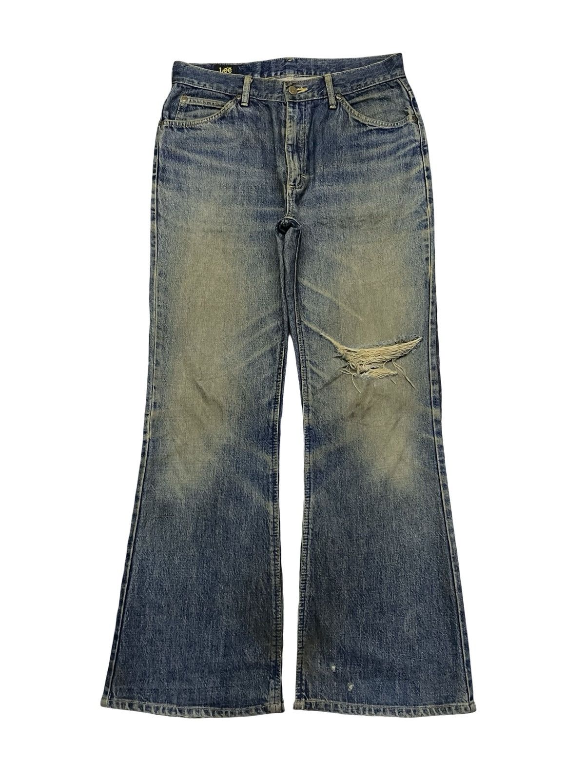 Lee Vintage Lee Riders Japan - Faded Dirty Mud Wash Denim - W31 Size US 31 - 2 Thumbnail