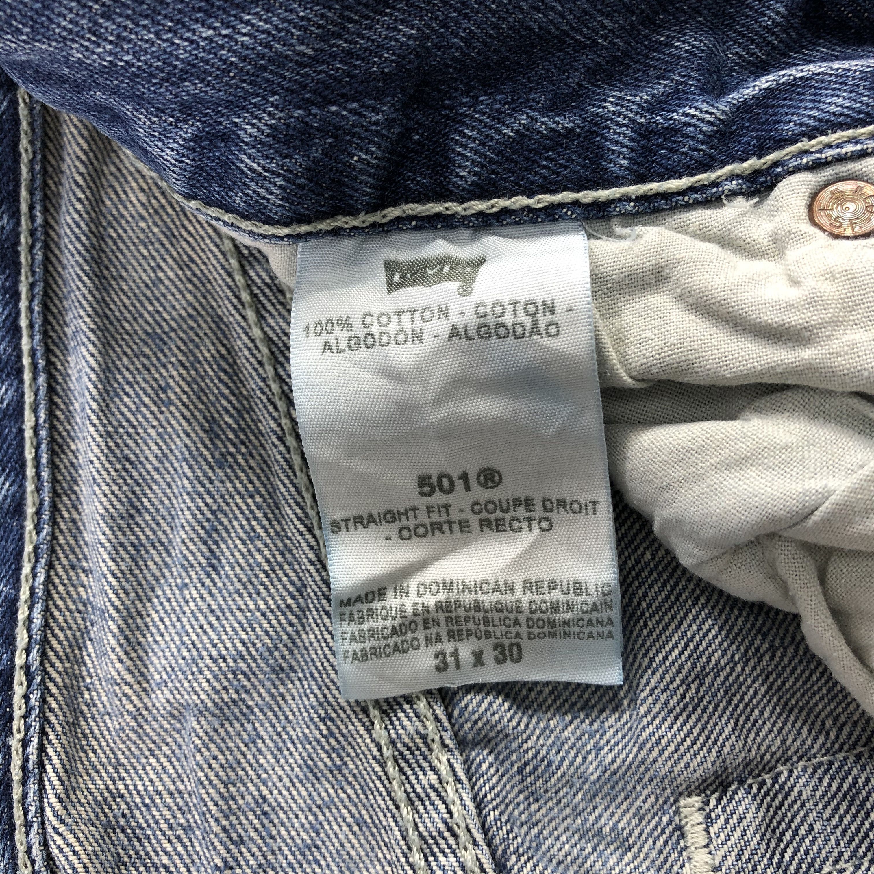 Levi's Vintage Blue Wash Levis 501 Jeans-JM2101 Size US 32 / EU 48 - 10 Thumbnail