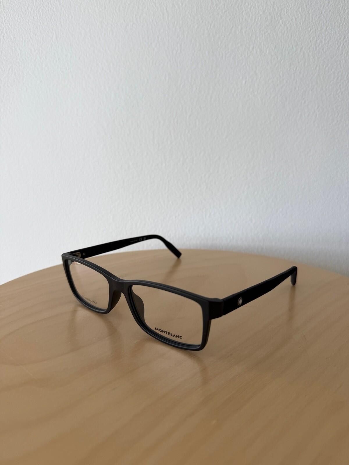 Montblanc New montblanc optical glasses frames eyeglasses MB0066O 001 Size ONE SIZE - 3 Thumbnail