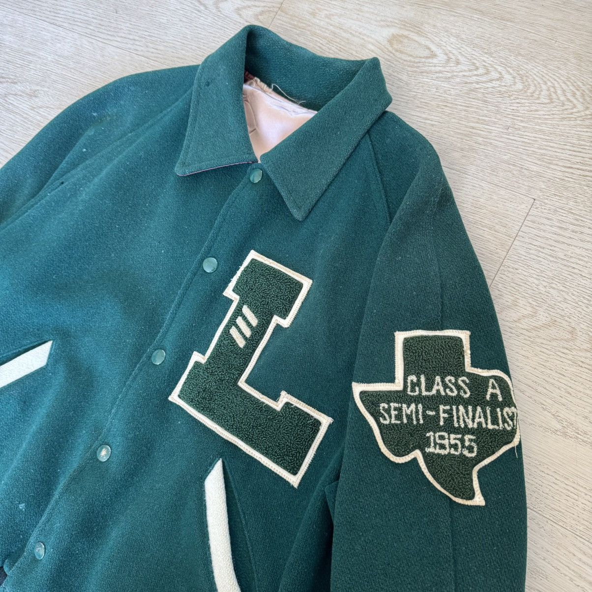 Other Vintage 50s Letter L Letterman Varsity 1955 Large Reversible Size US L / EU 52-54 / 3 - 2 Thumbnail