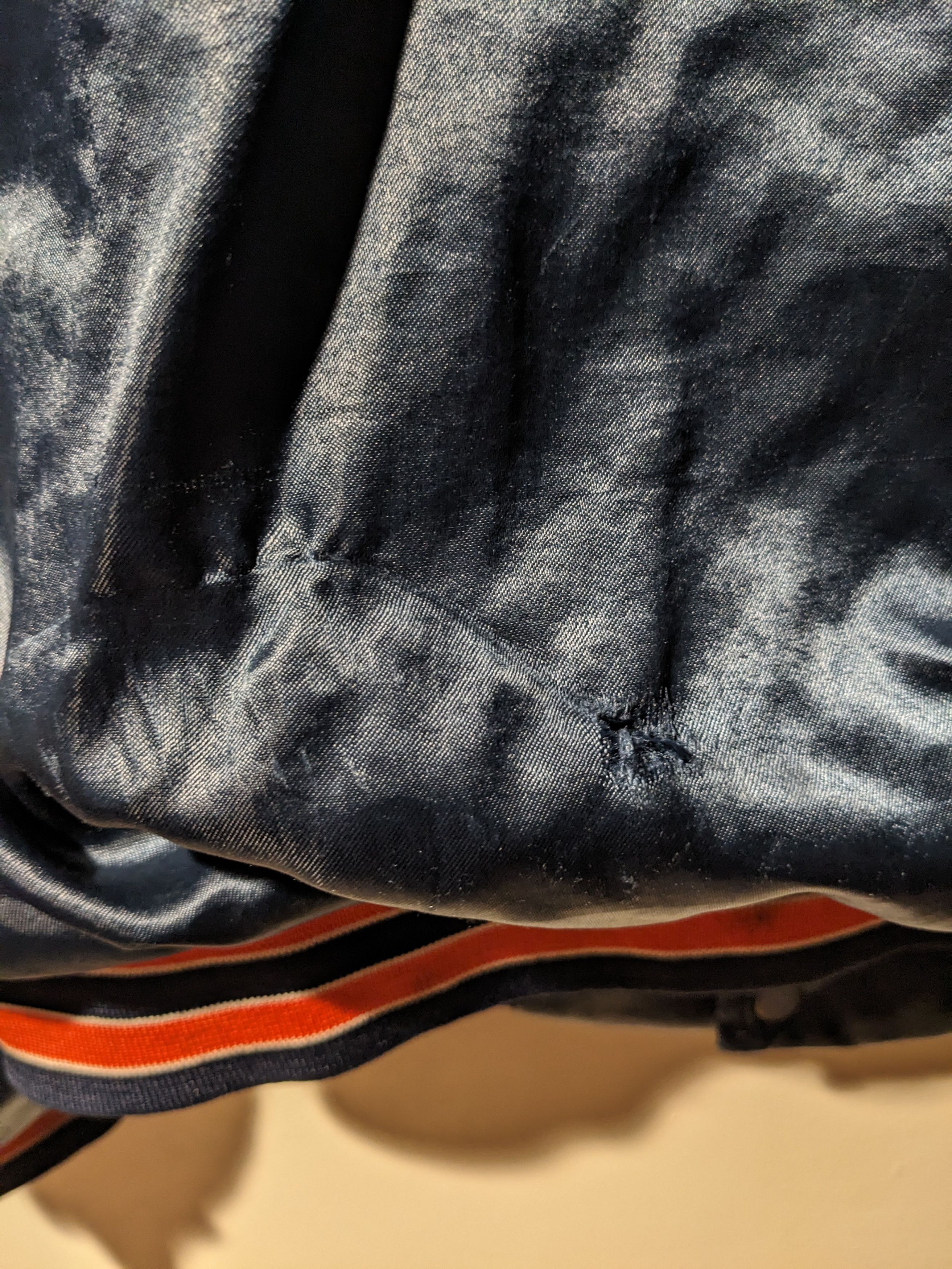NFL × Vintage Vintage 80s Chicago Bears NFL Chalk Line Satin Jacket Size US L / EU 52-54 / 3 - 18 Thumbnail