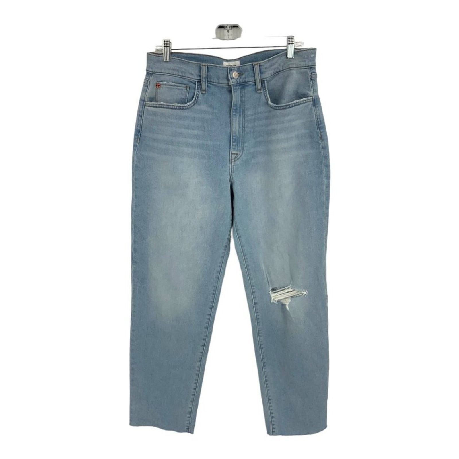Hudson Hudson Kass Mischa High-rise Straight Ankle Jean 29 NWT $225 Size 29" - 3 Thumbnail