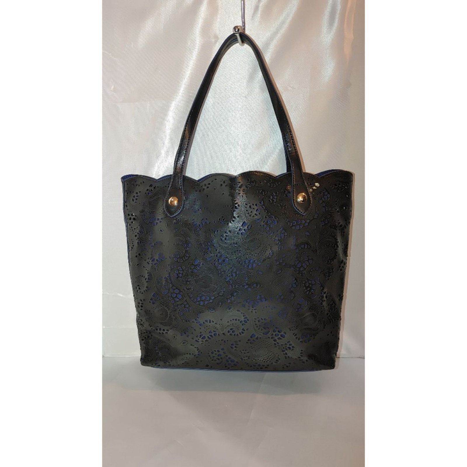 Buco BUCO Ashley Laser Cut Scalloped Tote Size ONE SIZE - 3 Thumbnail