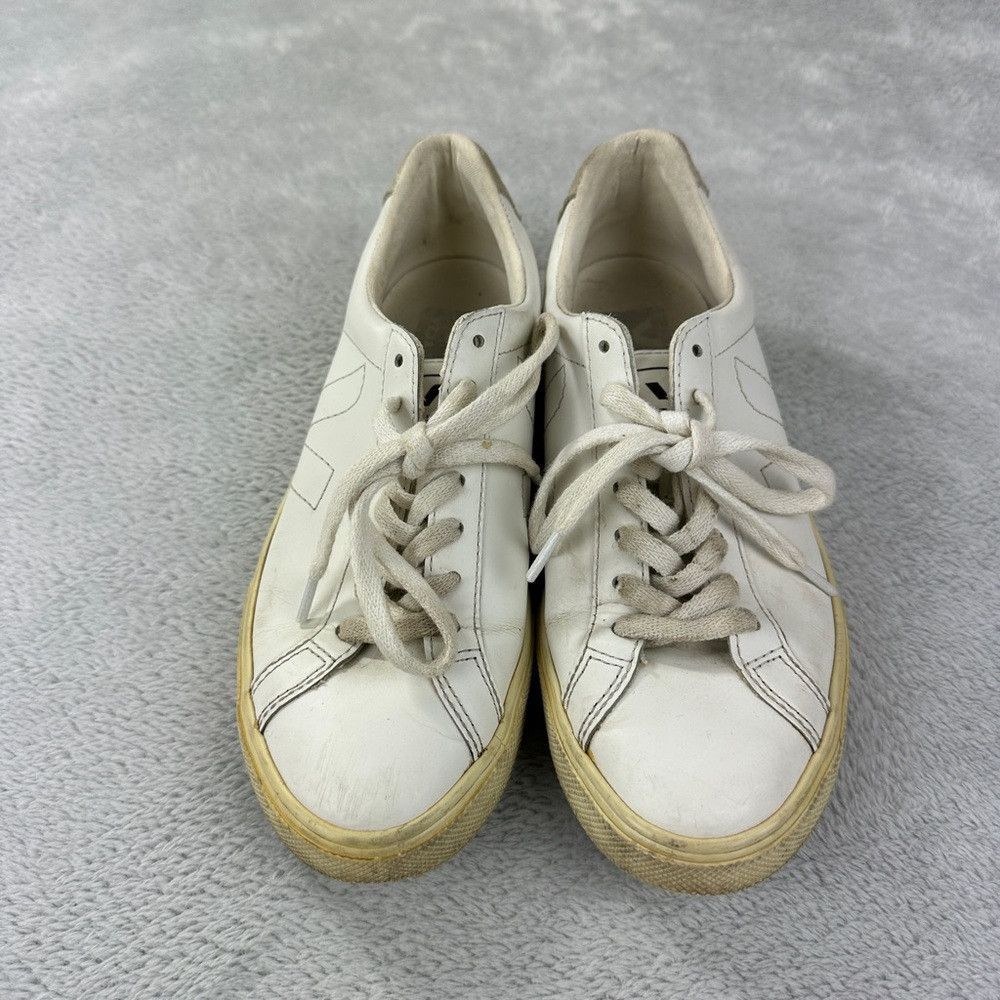 Veja Veja White Leather Sneakers Size 6 US Size US 6 / IT 36 - 4 Thumbnail
