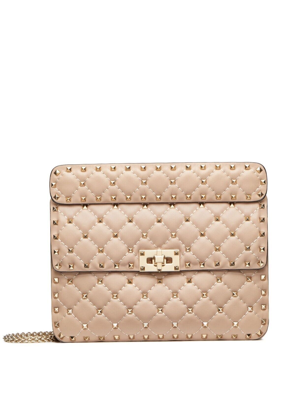 Valentino VALENTINO Rockstud Spike Medium Poudre Nappa Bag Size ONE SIZE - 1 Thumbnail