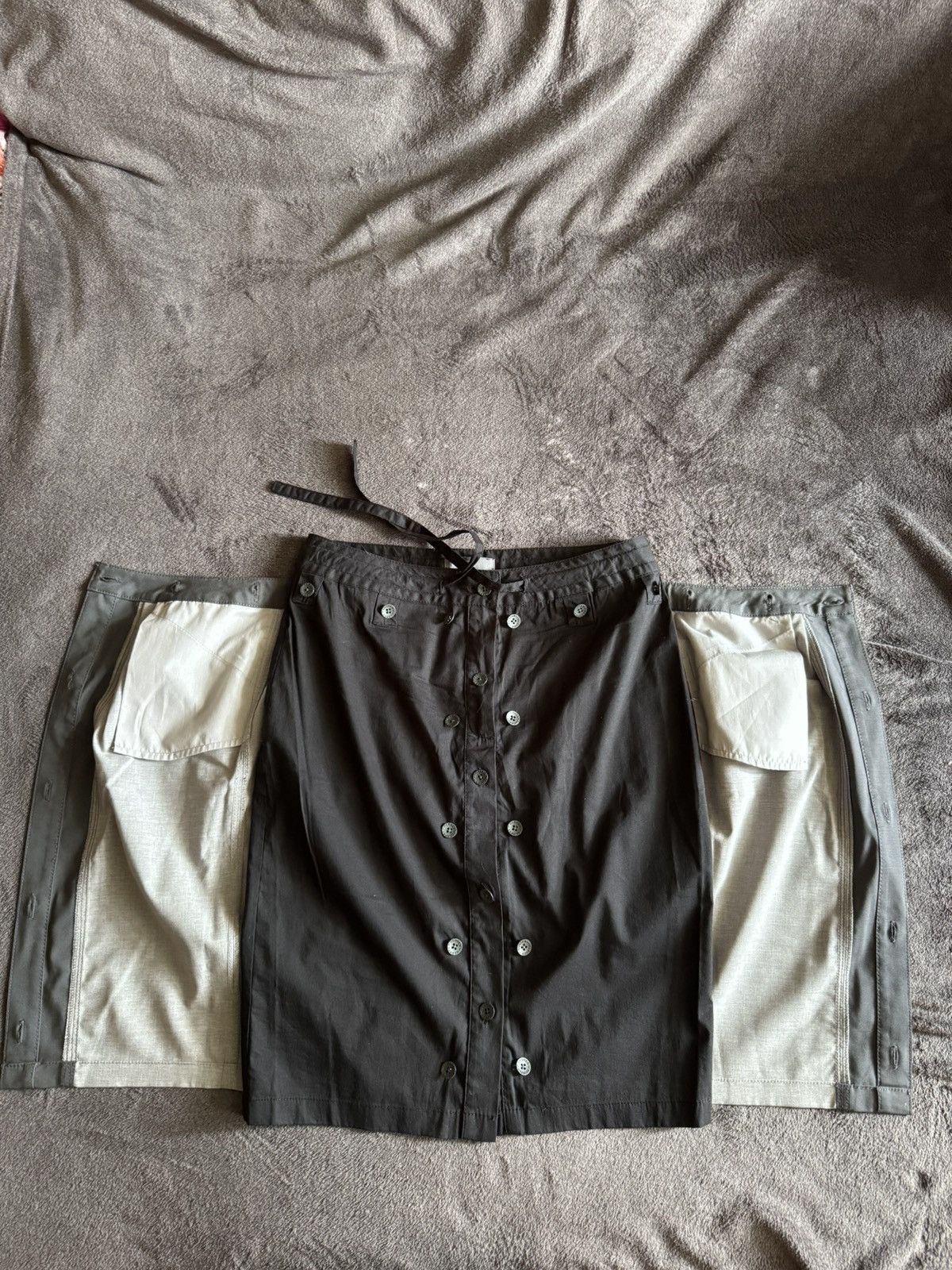 CLOSED Closed vintage Rare double skirt avant-Garde Japanese brand Size 38" / US 16 / IT 52 - 7 Thumbnail