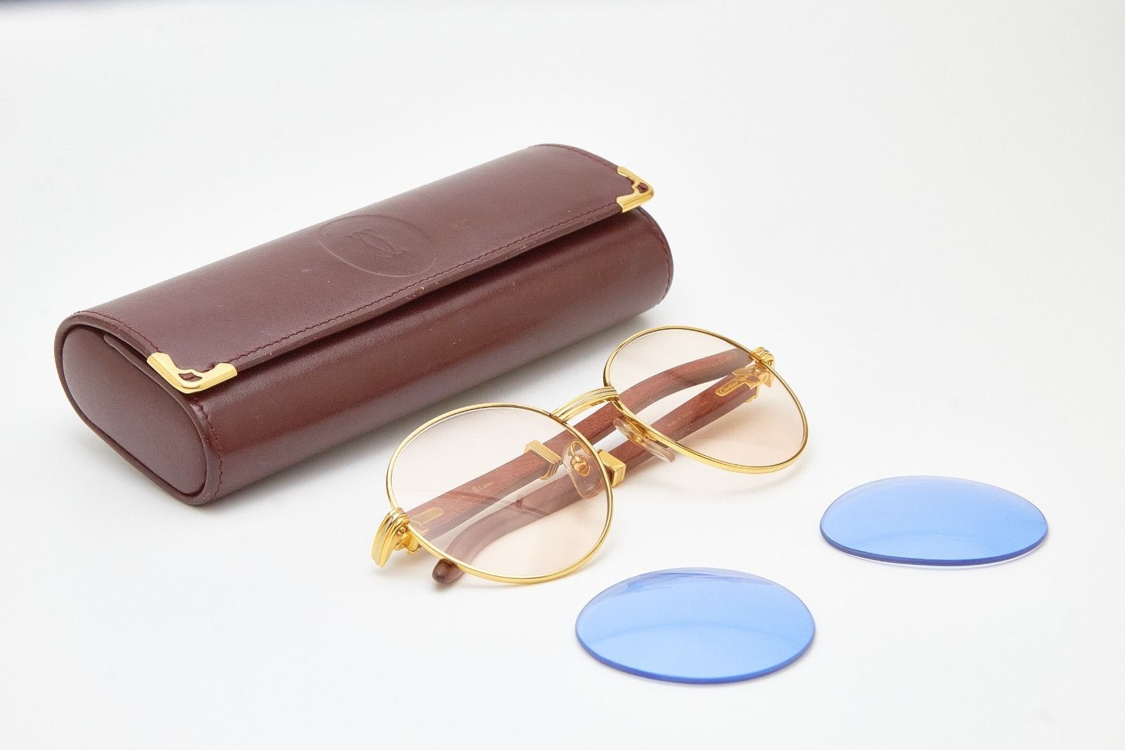 Cartier Sunglasses Cartier Bagatelle Bubinga Wood Size ONE SIZE - 25 Thumbnail