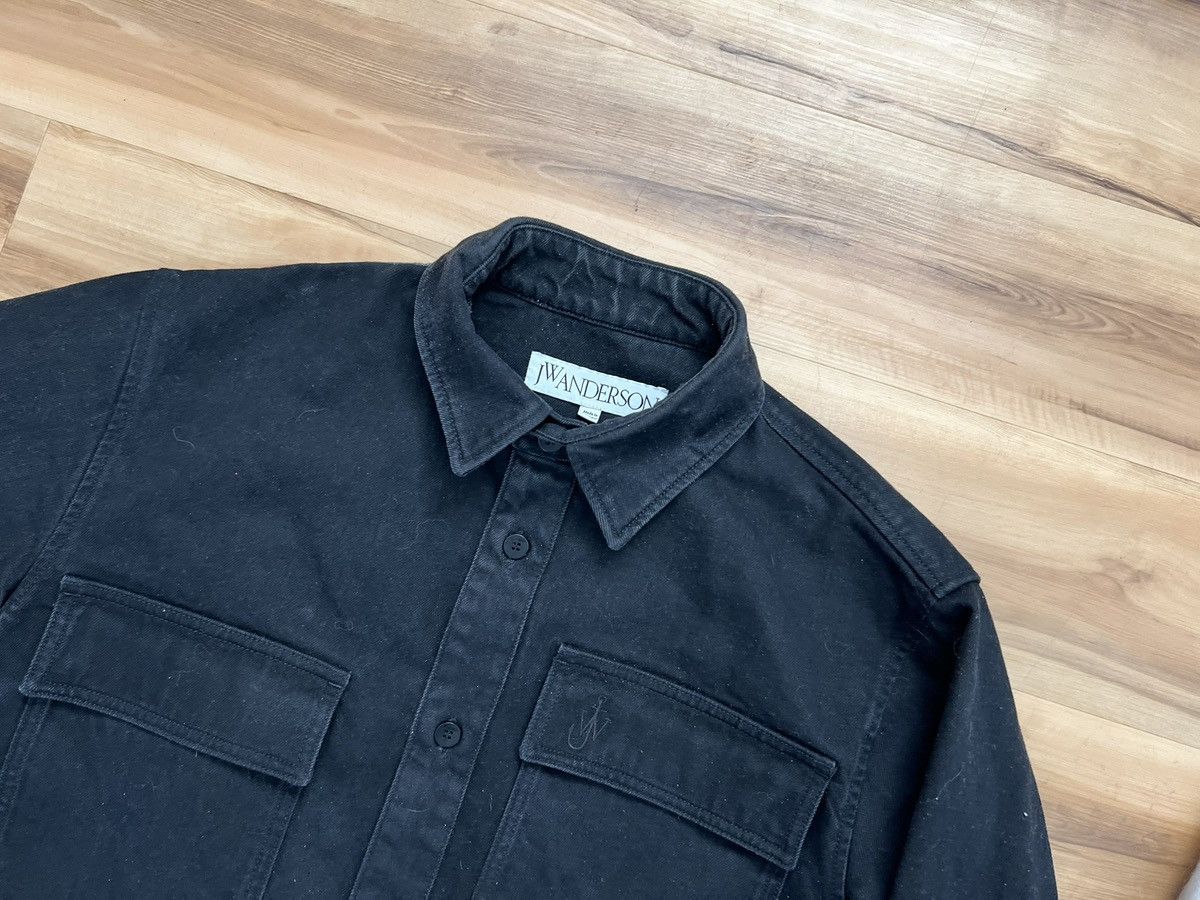 JW Anderson JW Anderson Denim Patchwork Overshirt Black Size US M / EU 48-50 / 2 - 2 Thumbnail
